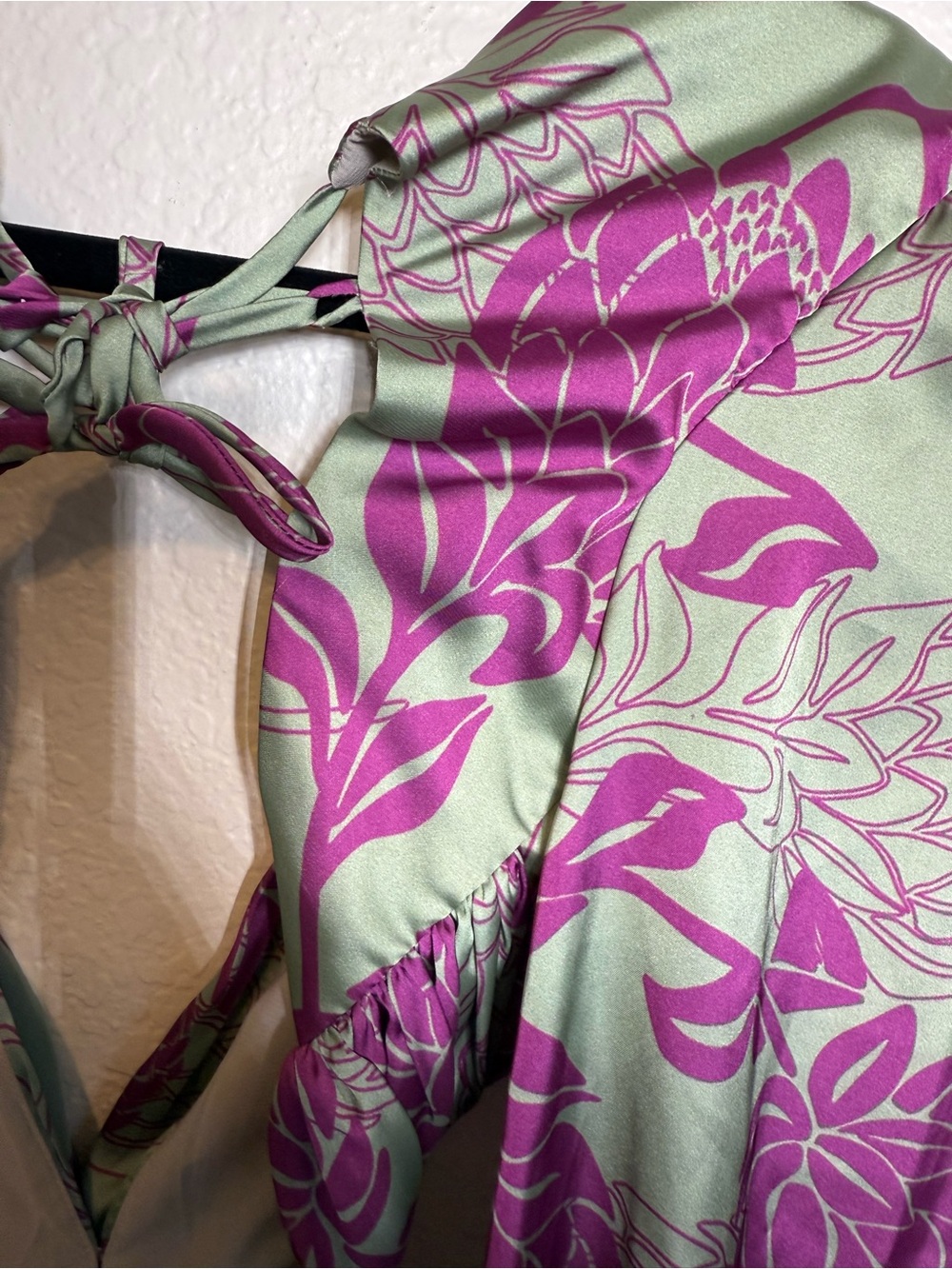 PatBO Celia Floral Twist Cutout Maxi Dress - Picture 9 of 11